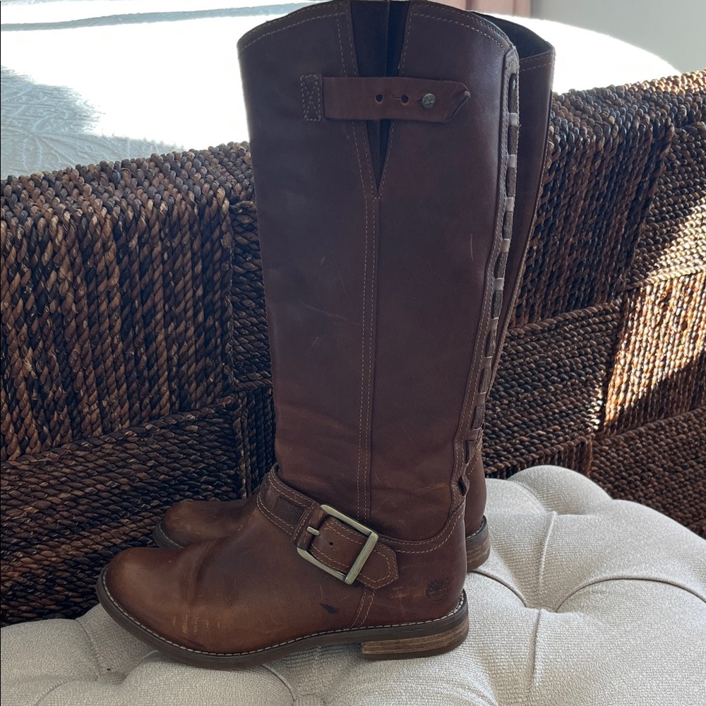 Timberland Savin brown leather boots